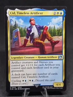 MTG Cid, Timeless Artificer 0412 Final Fantasy Uncommon NM - Image 1