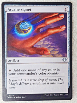 MTG Arcane Signet - Commander Masters #367 Magic Gathering Card U NM - Image 2