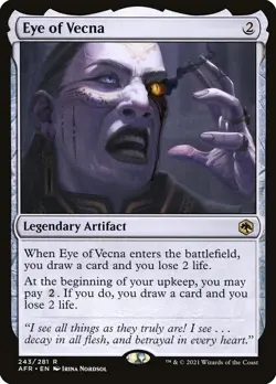 Eye of Vecna #243/281 MTG Adventures in the Forgotten Realms Rare NM - Image 1