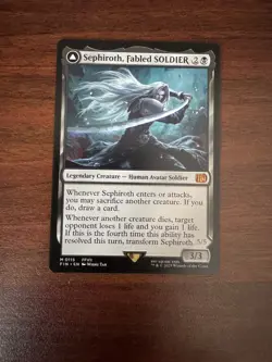 MTG Sephiroth Fabled Soldier FIN 0115 Mythic Non-Foil Final Fantasy - Pack Fresh - Image 1