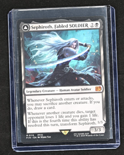 MTG Sephiroth Fabled Soldier FIN 0115 Mythic Non-Foil Final Fantasy - Pack Fresh - Image 3