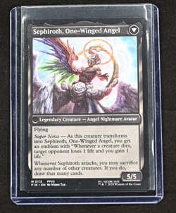MTG Sephiroth Fabled Soldier FIN 0115 Mythic Non-Foil Final Fantasy - Pack Fresh - Image 4