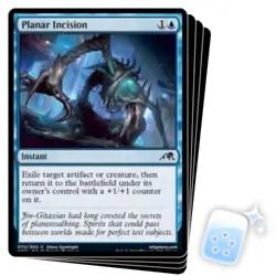 PLANAR INCISION X4 Kamigawa: Neon Dynasty NEO Magic MTG MINT CARD - Image 1