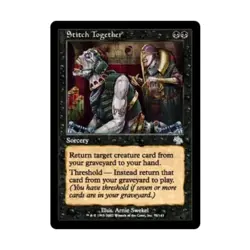 WOTC MtG Judgment Stitch Together (U) EX - Image 1