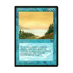 WOTC MtG Legends Italian Land Equilibrium (Italian) (R) EX - Image 1