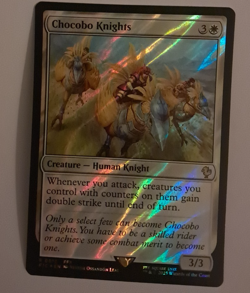 Chocobo Knights Surge FOIL NM/M FINAL FANTASY Magic the Gathering MTG - Image 1