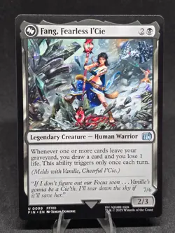 MTG Fang, Fearless I'Cie/Legendary Creature-Beast Avatar 0099 Final Fantasy NM - Image 1