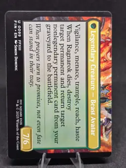 MTG Fang, Fearless I'Cie/Legendary Creature-Beast Avatar 0099 Final Fantasy NM - Image 2