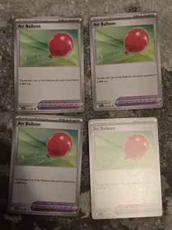 Air Balloon 079/086 Black Bolt Trainer Playset 4 Cards ENGLISH Pokemon TCG - Image 1