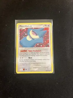 2009 Pokemon TCG Munchlax Lv. 13 69/111 Rising Rivals Regular LP - Image 1