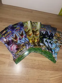 Pokemon XY Fates Collide Sleeved Booster Pack Full Art Set - Unweighed - Sealed - Image 1