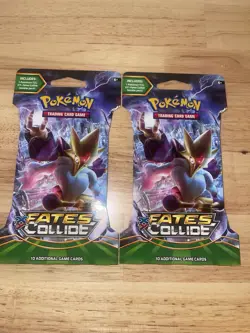 Pokemon XY Fates Collide Sleeved Booster Pack Full Art Set - Unweighed - Sealed - Image 3