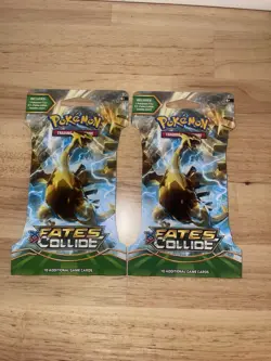 Pokemon XY Fates Collide Sleeved Booster Pack Full Art Set - Unweighed - Sealed - Image 4