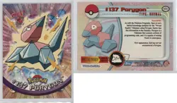 Porygon Topps Pokemon TV Animation Edition Series 3 #137 2000 12gr - Image 3