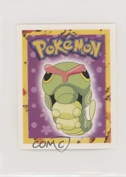 Caterpie Merlin Pokemon Album Stickers #10 1999 1md - Image 1