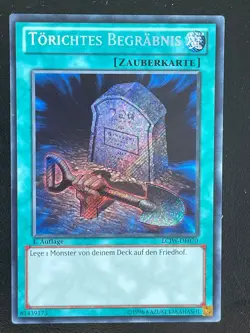 Torichtes Begrabnis LCJW-DE070 Secret Rare Deutsch NM YUGIOH - Image 1