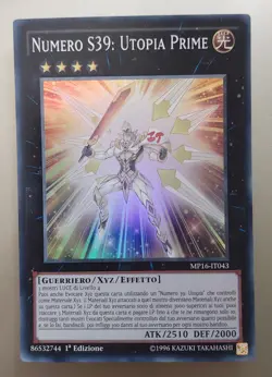 Yu-Gi-Oh! Numero S39: Utopia Prime, SUPER raro, MP16, ITA yugioh - Image 2