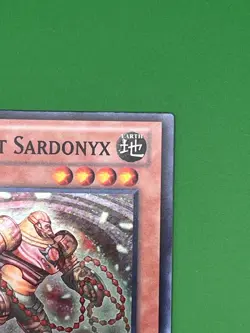 YuGiOh! Gem-Knight Sardonyx HA07-EN001 1st Edition Near Mint - Image 3