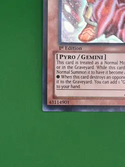 YuGiOh! Gem-Knight Sardonyx HA07-EN001 1st Edition Near Mint - Image 5