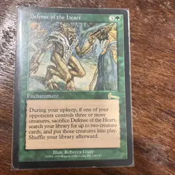 Defense of the Heart - Urza's Legacy #100/144 MTG Magic The Gathering - Image 1