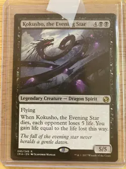 MTG - Kokusho, the Evening Star - Champions of Kamigawa - NM - English - Image 1