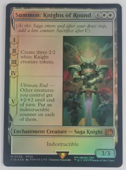 Summon: Knights of Round (Foil) - NM/M - Final Fantasy FFVII 0036 - MTG - Image 1