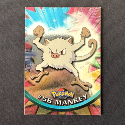 MANKEY #56 HOLO FOIL TOPPS TV ANIMATION CARD POKEMON 1999 ITA NINTENDO RARA - Image 1