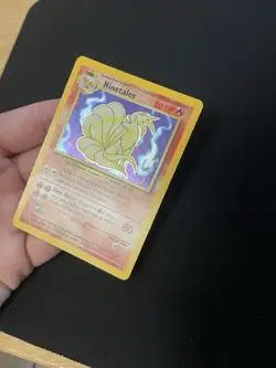 4TH PRINT Ninetales 12/102 LP Holo Rare Base Set Pokemon Card Vintage 1999-2000 - Image 4