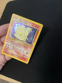 4TH PRINT Ninetales 12/102 LP Holo Rare Base Set Pokemon Card Vintage 1999-2000 - Image 5