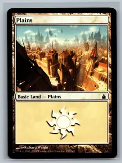 Magic MTG Ravnica City Of Guilds 4x Plains #290/306 Land TCG CCG Playset - Image 1