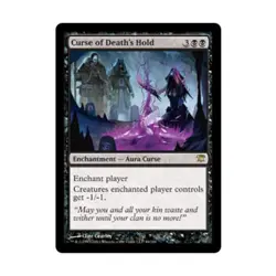 WOTC MtG Innistrad Curse of Death's Hold (R) (Foil) EX - Image 1