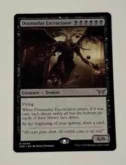 MTG Doomsday Excruciator - Duskmourn: House of Horror LP - Image 1