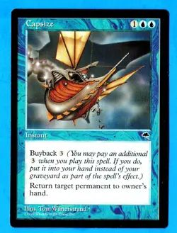 Capsize - Tempest MTG Blue Common Instant LP (C) - Image 1