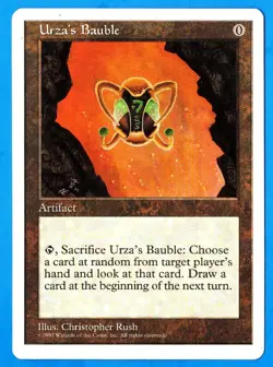 Urza's Bauble - 5th Edition 1997 MTG Artifact Uncommon LP (C) - Image 1