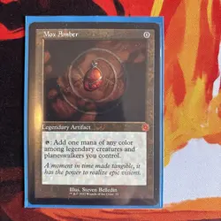MTG Mix Amber The Brothers’ War Retro Frame - Image 1