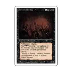 WOTC MtG 3rd Ed Demonic Hordes (R) Fair - Image 1