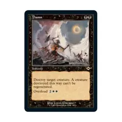WOTC MtG Modern Horizons 2 Damn (Retro Frame) (Foil Etched) (R) (Foil) NM - Image 1