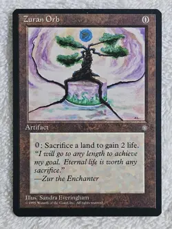 MTG Zuran Orb - Ice Age (ICE) 1995 Magic the Gathering Card U Near Mint - Image 1