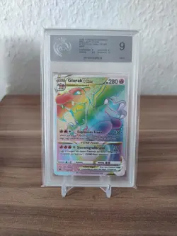 Pokemon Glurak VSTAR Rainbow Deutsch 174/172 Strahlende Sterne Near Mint - Image 1