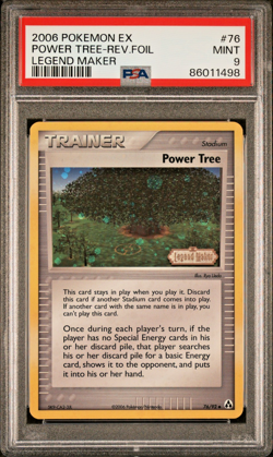 Pokemon Power Tree EX Legend Maker Reverse Holo Stamped 76/92 PSA 9 - Image 1
