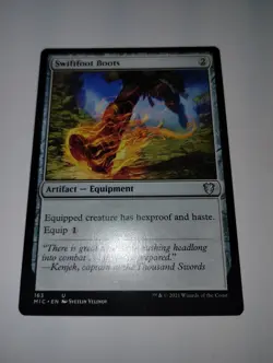 1x Swiftfoot Boots NM Commander Legends MTG - Image 2