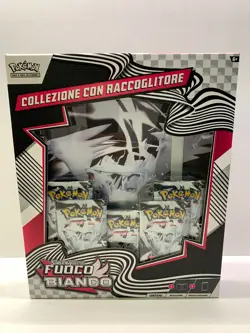 POKEMON SCARLATTO VIOLETTO FUOCO BIANCO COLLEZIONE CON RACCOGLITORE - NUOVO ITA - Image 1