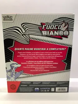 POKEMON SCARLATTO VIOLETTO FUOCO BIANCO COLLEZIONE CON RACCOGLITORE - NUOVO ITA - Image 2