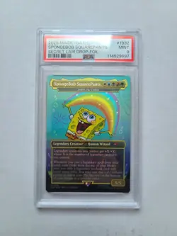 MTG SpongeBob SquarePants FOIL PSA 9 MINT SpongeBob Magic Card SLD #1932 - Image 2