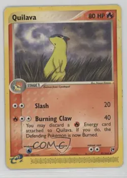 Quilava Pokemon EX Sandstorm #51 2003 15fy - Image 1