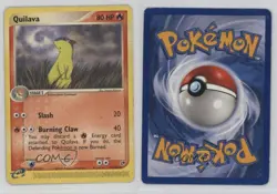 Quilava Pokemon EX Sandstorm #51 2003 15fy - Image 3