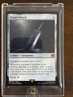 Buster Sword Final Fantasy Regular Card #255 Fin MTG Magic the Gathering - Image 1