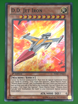 YuGiOh! D.D. Jet Iron HA07-EN035 1st Edition Near Mint - Image 1