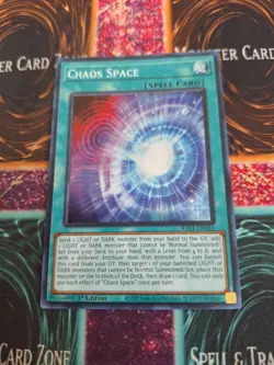 Yugioh Chaos Space RA01-EN065 Super Rare 1st Edition Near Mint - Image 1