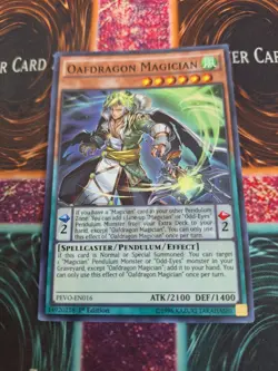 Yugioh Oafdragon Magician PEVO-EN016 Super Rare 1st Edition Near Mint - Image 1